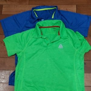 Reebok sport polo shirts